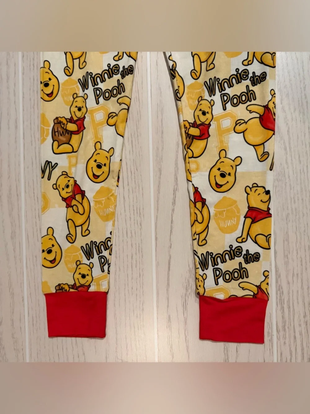Yaritza Boutique Bamboo Pajamas Unisex Kids 5-6Y Winnie Pooh‎ Hunny 2PC NWT